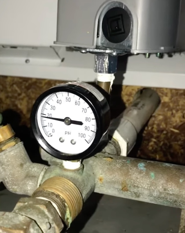low water pressure gauge_