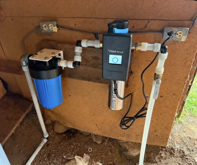 U.V. Light Filter System Installation