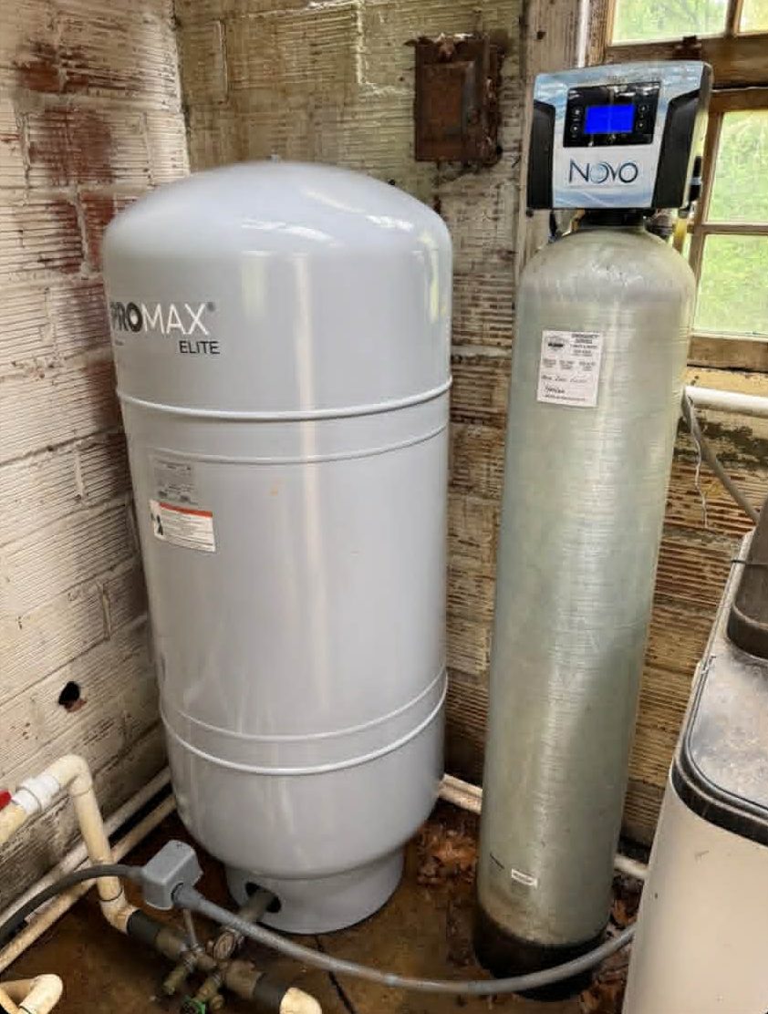 Pressure tank and water treatment installation