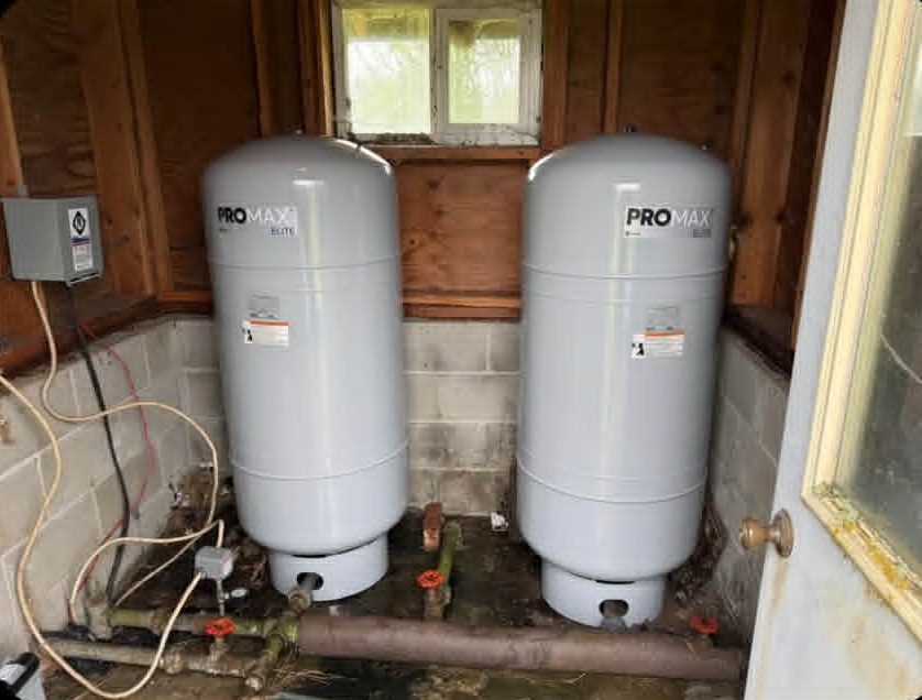 Dual Pressure Tank Installation in Eugene